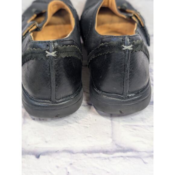 Clarks Womens Black Leather Patch Work Slip On Mary Jane Shoes Size US 8 - Picture 10 of 10